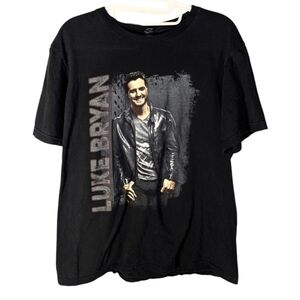 Luke Bryan Kick Up the Dust Tour Shirt country music womans medium